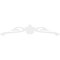 Ekena Millwork Pitch Florence Architectural Grade PVC Gable Pediment, 72"W x 15"H x 1"P (5/12) GPP072X015X100FLO - alternate 3
